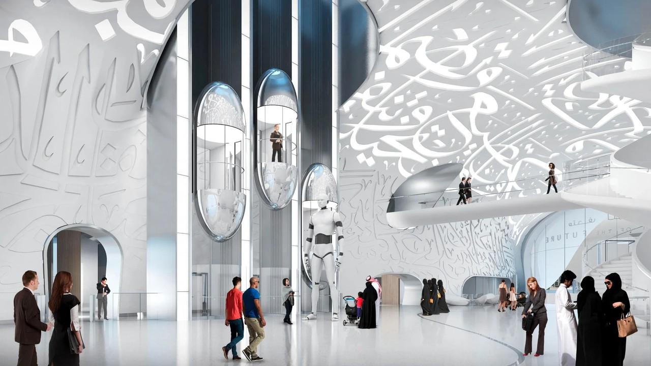 Dubai's Museum of the Future, which opened in February, ... Image 2